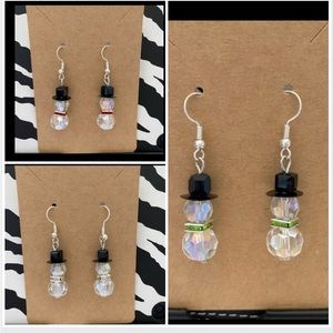 Cute Snowman Earrings